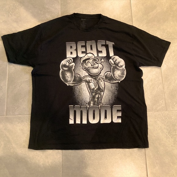 Popeye Beast Mode, T-shirt - Picture 1 of 3